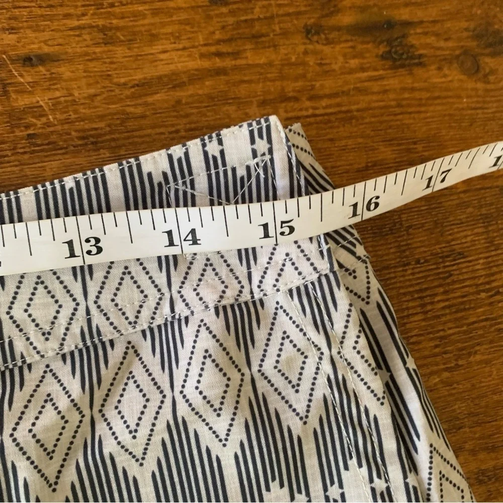 Ripskirt Hawaii Westend Black Cream Geometric Swim Coverup Length 2 Sz M